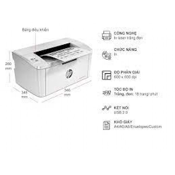 Máy in Laser đen trắng HP Laserjet Pro M15A (W2G50A)